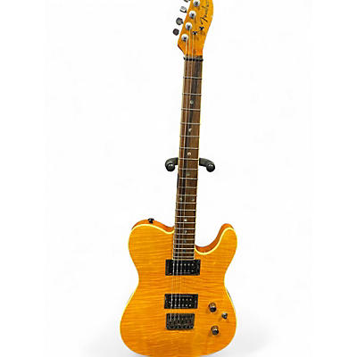 Used Fender Special Edition Custom Telecaster FMT HH Amber Solid Body Electric Guitar