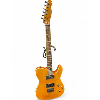 Used Fender Special Edition Custom Telecaster FMT HH Amber Solid Body Electric Guitar