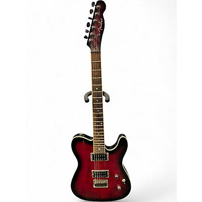 Used Fender Special-Edition Custom Telecaster FMT HH BLACK CHERRY BURST Solid Body Electric Guitar