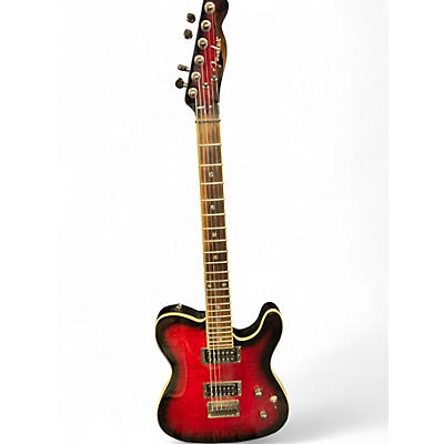 Used Fender Special Edition Custom Telecaster FMT HH Black Cherry Burst Solid Body Electric Guitar