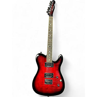 Used Fender Special Edition Custom Telecaster FMT HH Black Cherry Solid Body Electric Guitar