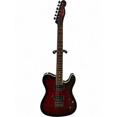 Used Fender Special Edition Custom Telecaster FMT HH Black Cherry Solid Body Electric Guitar