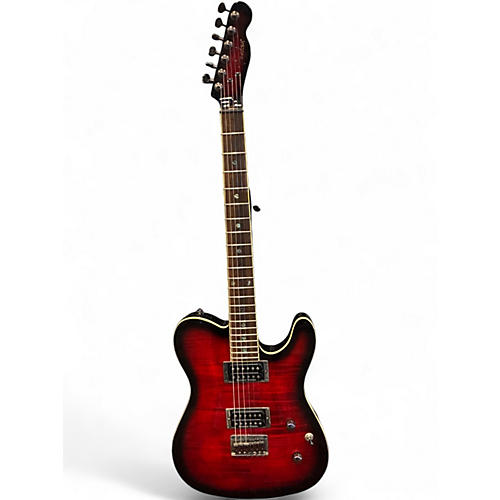 Used Fender Special Edition Custom Telecaster FMT HH Crimson Red Burst Solid Body Electric Guitar Crimson Red Burst