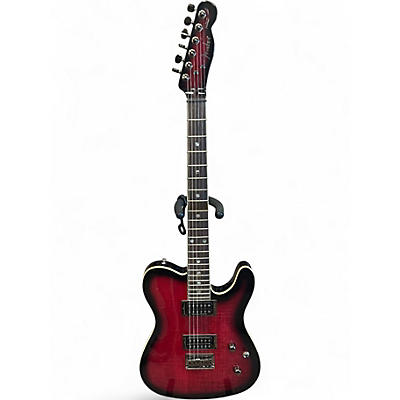 Used Fender Special Edition Custom Telecaster FMT HH Crimson Red Burst Solid Body Electric Guitar