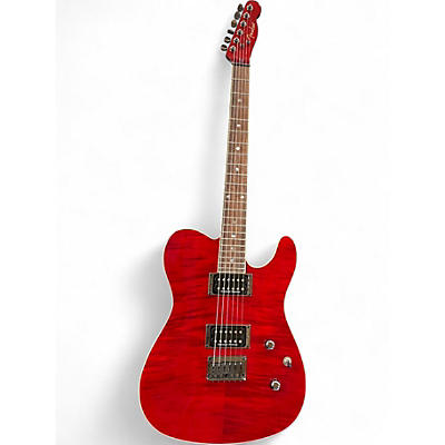 Used Fender Special Edition Custom Telecaster FMT HH Crimson Red Trans Solid Body Electric Guitar
