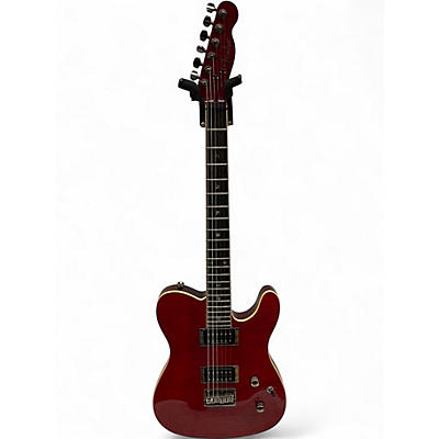 Used Fender Special Edition Custom Telecaster FMT HH Crimson Red Trans Solid Body Electric Guitar