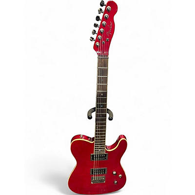 Used Fender Special Edition Custom Telecaster FMT HH Crimson Red Trans Solid Body Electric Guitar