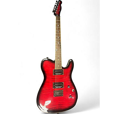 Used Fender Special Edition Custom Telecaster FMT HH Dark Cherry Burst Solid Body Electric Guitar