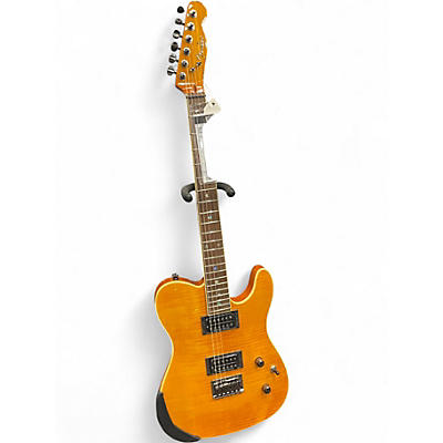 Used Fender Special Edition Custom Telecaster FMT HH Orange Solid Body Electric Guitar