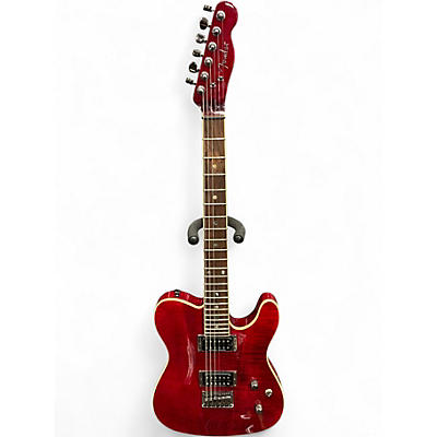 Used Fender Special Edition Custom Telecaster FMT HH Red Solid Body Electric Guitar