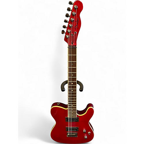Used Fender Special Edition Custom Telecaster FMT HH Trans Crimson Red Solid Body Electric Guitar Trans Crimson Red