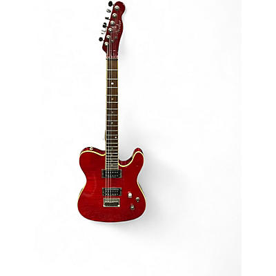 Used Fender Special Edition Custom Telecaster FMT HH Trans Red Solid Body Electric Guitar