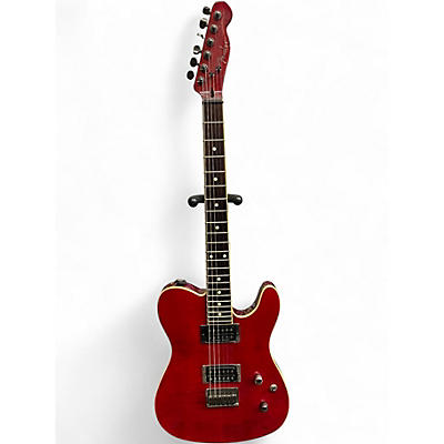 Used Fender Special Edition Custom Telecaster FMT HH Trans Red Solid Body Electric Guitar