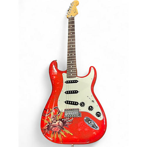 Used Fender Special Edition David Lozeau Sacred Heart Stratocaster Sacred Heart Solid Body Electric Guitar Sacred Heart