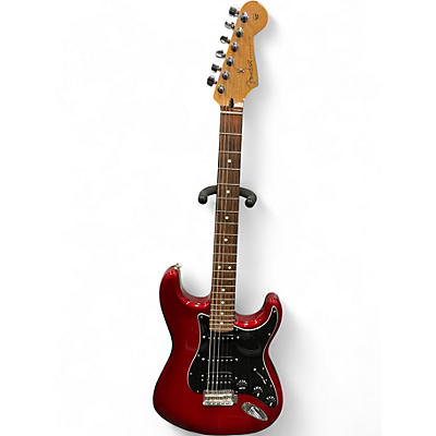 Used Fender Special Edition Player Stratocaster Candy Red Burst Solid Body Electric Guitar