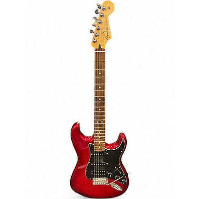 Used Fender Special Edition Player Stratocaster® HSS Candy Red Burst Solid Body Electric Guitar