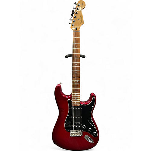 Used Fender Special Edition Player Stratocaster HSS Candy Red Burst Solid Body Electric Guitar Candy Red Burst