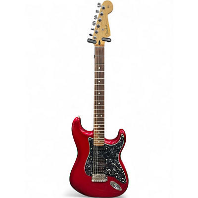 Used Fender Special Edition Player Stratocaster HSS Candy Red Burst Solid Body Electric Guitar