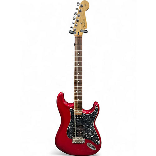 Used Fender Special Edition Player Stratocaster HSS Candy Red Burst Solid Body Electric Guitar Candy Red Burst
