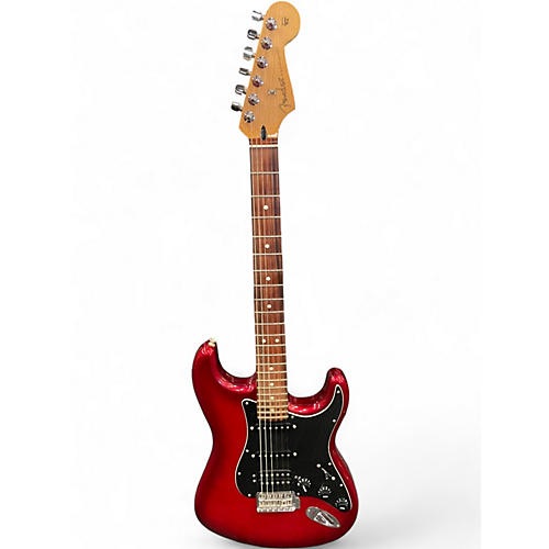 Used Fender Special Edition Player Stratocaster HSS Candy Red Burst Solid Body Electric Guitar Candy Red Burst
