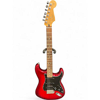Used Fender Special Edition Player Stratocaster HSS Candy Red Burst Solid Body Electric Guitar