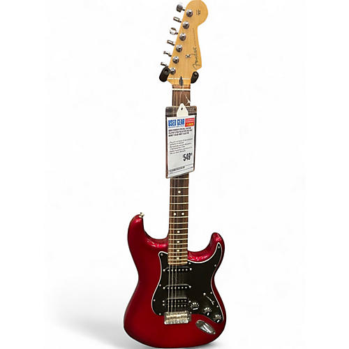 Used Fender Special Edition Player Stratocaster HSS Red Burst Solid Body Electric Guitar Red Burst