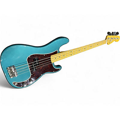 Used Fender Special Edition Precision Bass Turquoise Electric Bass Guitar