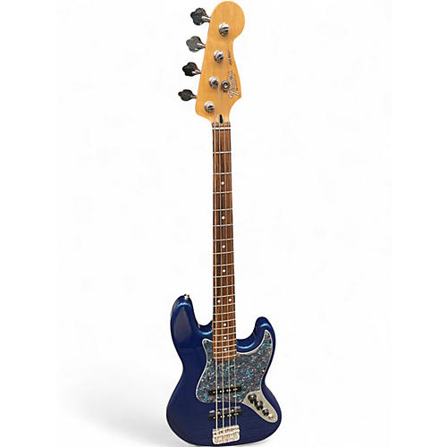Used Fender Special Edition Standard Jazz Bass Blue Sapphire Electric Bass Guitar Blue Sapphire