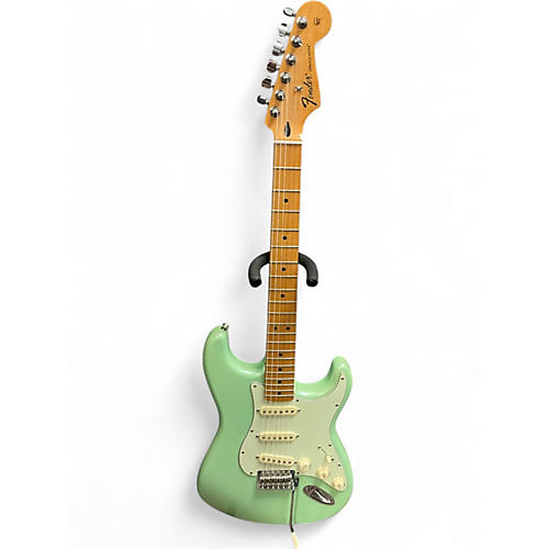 Used Fender Special edition Stratocaster Surf Green Solid Body Electric Guitar Surf Green