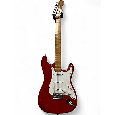Used Fender Squier II Stratocaster Red Solid Body Electric Guitar
