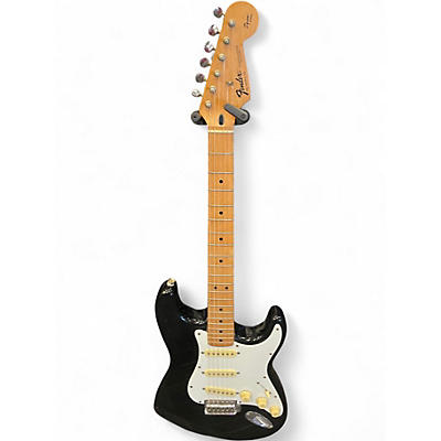 Used Fender Squier Series Black Solid Body Electric Guitar