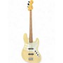 Used Fender Squier Series Jazz Bass White Electric Bass Guitar White