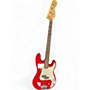 Used Fender Squier Series P Bass Dakota Red Electric Bass Guitar Dakota Red