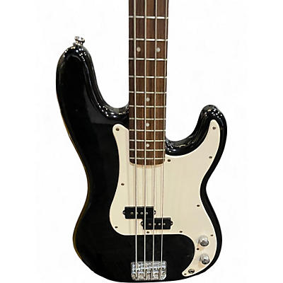 Used Fender Squire PRECISION AFFINITY Black and White Electric Bass Guitar