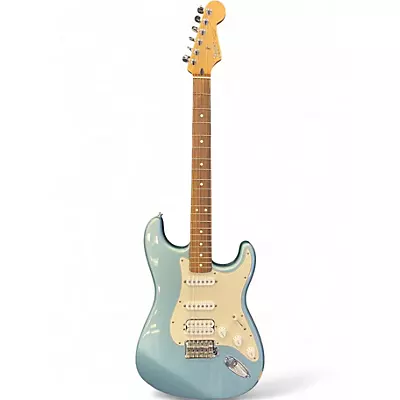 Used Fender Standard Fat Strat Blue Agave Solid Body Electric Guitar
