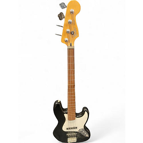 Used Fender Standard Fretless Jazz Bass Black Electric Bass Guitar Black