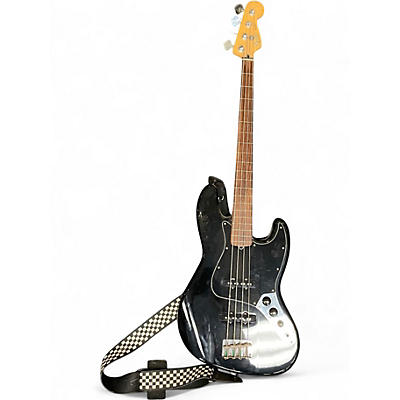 Used Fender Standard Fretless Jazz Bass Black Electric Bass Guitar