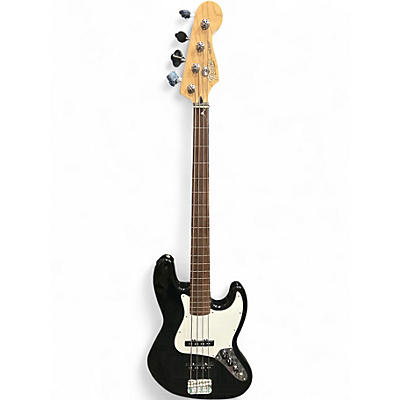 Used Fender Standard Fretless Jazz Bass Black Electric Bass Guitar