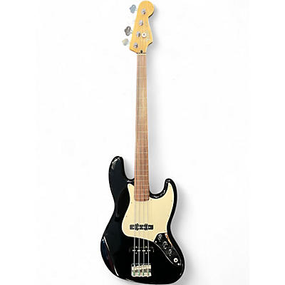 Used Fender Standard Fretless Jazz Bass Black Electric Bass Guitar
