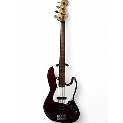 Fender Used Fender Standard Fretless Jazz Bass Midnight Wine Electric Bass Guitar