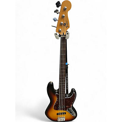 Used Fender Standard Fretless Jazz Bass Sunburst Electric Bass Guitar
