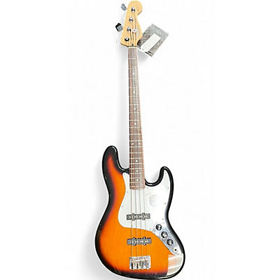 Used Fender Standard Jazz Bass 2 Color Sunburst Electric Bass Guitar