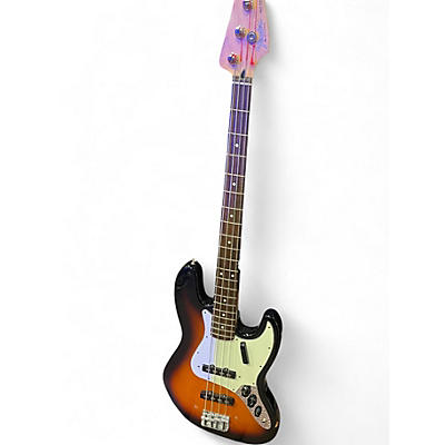 Used Fender Standard Jazz Bass 2 Color Sunburst Electric Bass Guitar