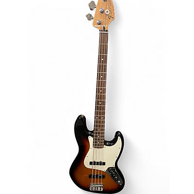 Used Fender Standard Jazz Bass 3 Color Sunburst Electric Bass Guitar