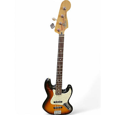 Used Fender Standard Jazz Bass 3 Color Sunburst Electric Bass Guitar