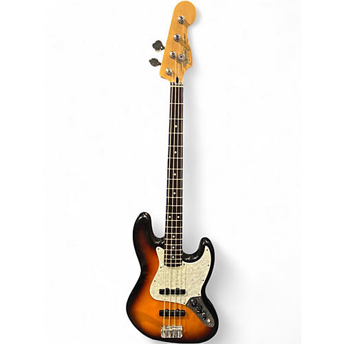 Used Fender Standard Jazz Bass 3 Color Sunburst Electric Bass Guitar 3 Color Sunburst