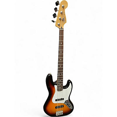 Used Fender Standard Jazz Bass 3 Color Sunburst Electric Bass Guitar
