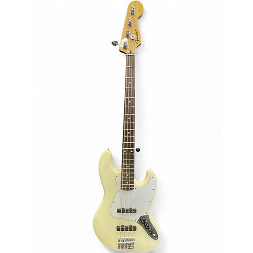 Used Fender Standard Jazz Bass Alpine White Electric Bass Guitar Alpine White