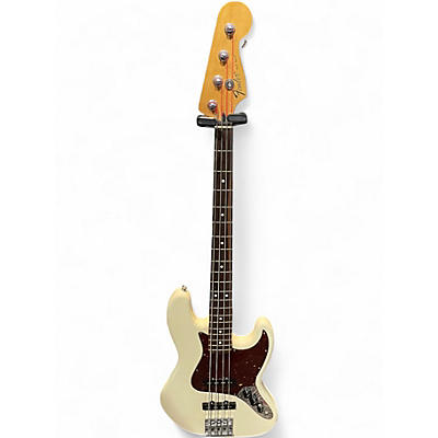 Used Fender Standard Jazz Bass Alpine White Electric Bass Guitar