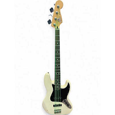 Used Fender Standard Jazz Bass Arctic White Electric Bass Guitar